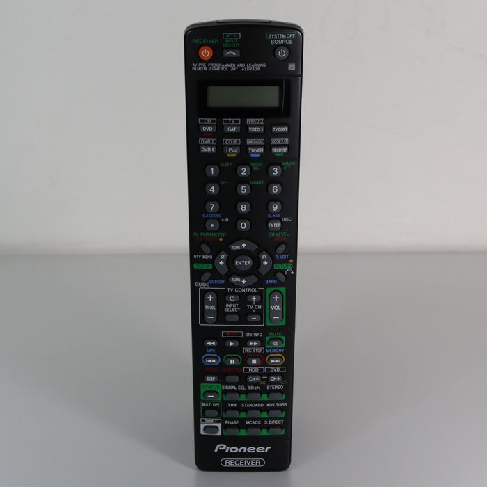 Pioneer AXD7409 AV Pre-Programmed and Learning Remote Control Unit VSX72TXV VSX-72TXV VSX74TXVI VSX-74TXVI VSX74TXVIS VSX-74TXVI-S-Remote Controls-SpenCertified-vintage-refurbished-electronics