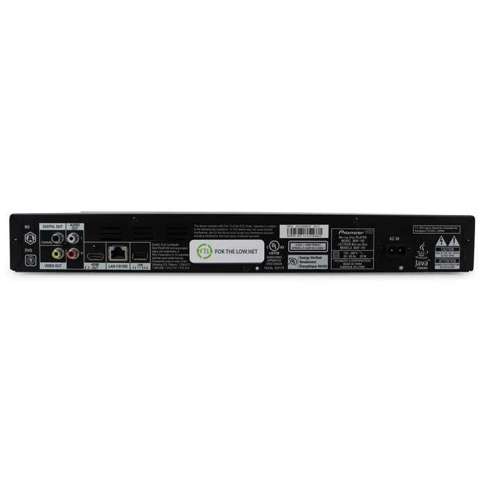 Pioneer BDP-150 Blu-Ray Disc DVD Player LAN-Electronics-SpenCertified-refurbished-vintage-electonics