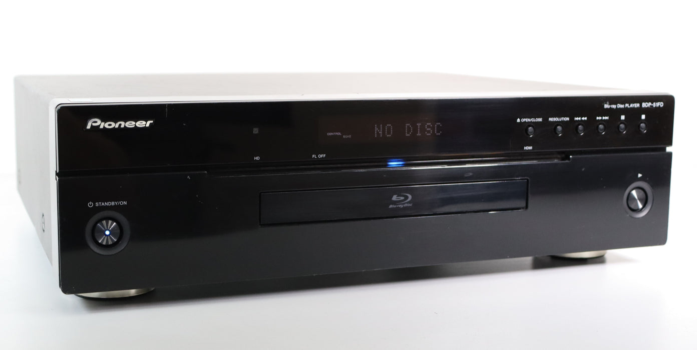 Pioneer BDP-51FD High End Blu-Ray Player 7.1 Channel Audio Optical Digital Audio-DVD & Blu-ray Players-SpenCertified-vintage-refurbished-electronics