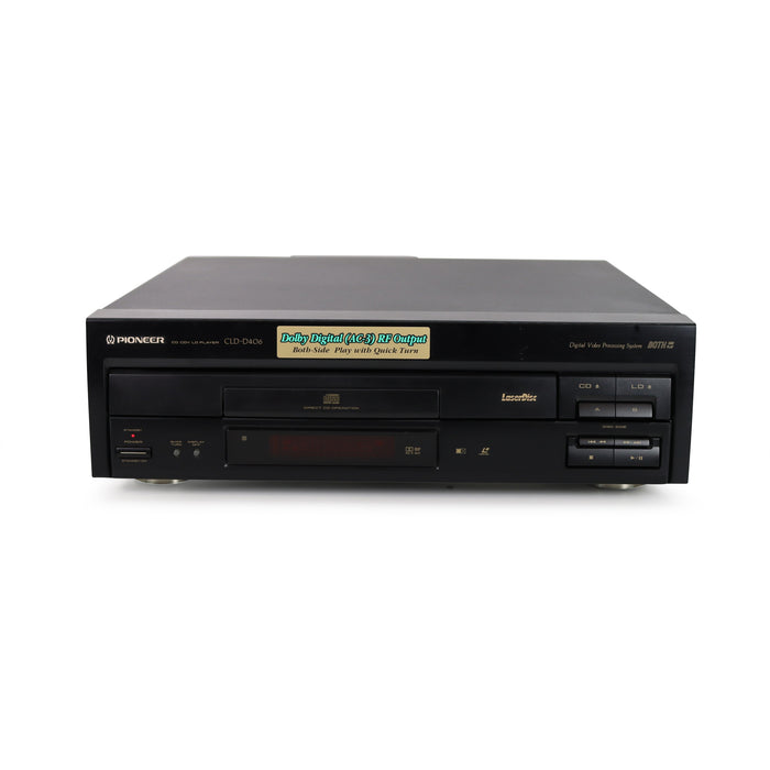 Pioneer CLD-D406 Single Disc LaserDisc CD / CDV / LD Player-Electronics-SpenCertified-refurbished-vintage-electonics