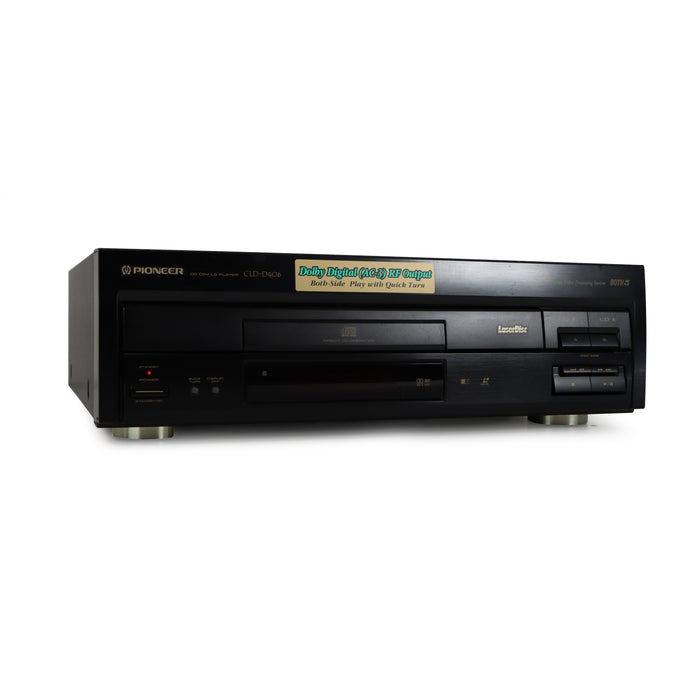 Pioneer CLD-D406 Single Disc LaserDisc CD / CDV / LD Player-Electronics-SpenCertified-refurbished-vintage-electonics