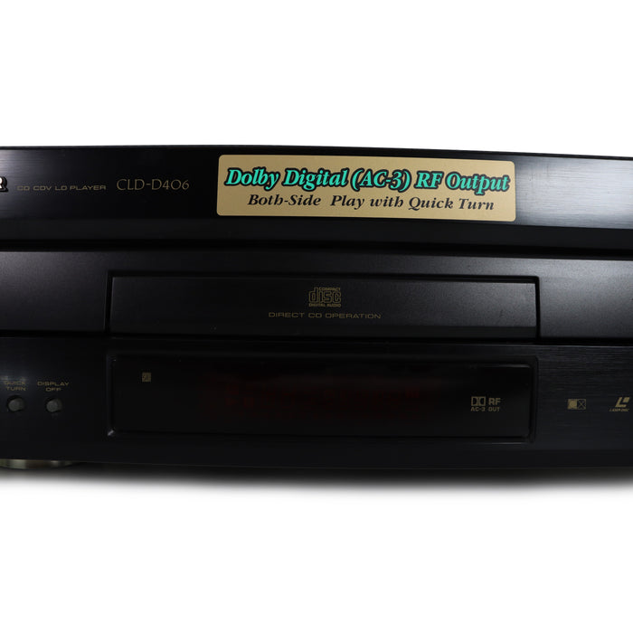 Pioneer CLD-D406 Single Disc LaserDisc CD / CDV / LD Player-Electronics-SpenCertified-refurbished-vintage-electonics