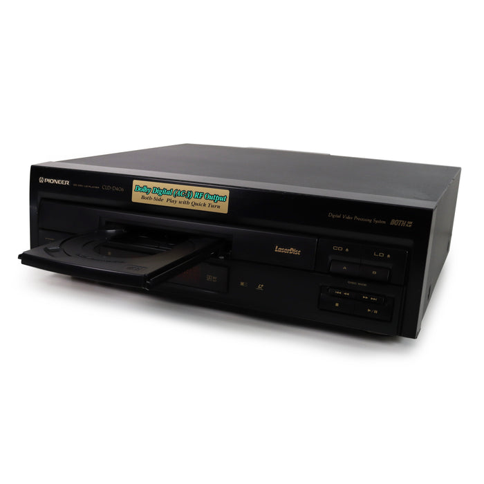 Pioneer CLD-D406 Single Disc LaserDisc CD / CDV / LD Player-Electronics-SpenCertified-refurbished-vintage-electonics