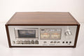 Pioneer CT-F500 Stereo Cassette Tape Deck Silver Face Single Vintage Wood Case