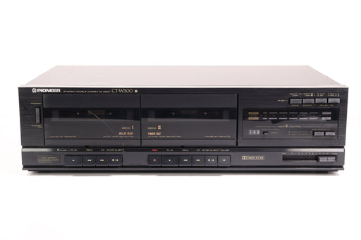 Pioneer CT-W300 Dual Cassette Deck Player Recorder Vintage-Cassette Players & Recorders-SpenCertified-vintage-refurbished-electronics
