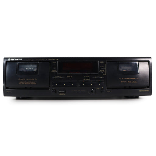 Pioneer CT-W404R Double Auto Reverse Dolby Stereo Cassette Deck Player-Electronics-SpenCertified-refurbished-vintage-electonics