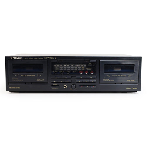 Pioneer CT-W450R Stereo Double Cassette Deck-Electronics-SpenCertified-refurbished-vintage-electonics
