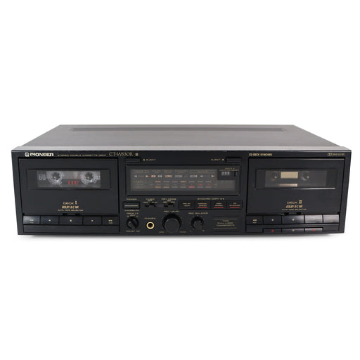 Pioneer CT-W530R Dual Deck Cassette Player-Electronics-SpenCertified-refurbished-vintage-electonics