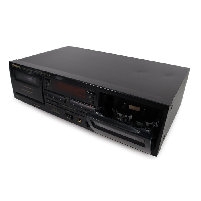Pioneer CT-W606DR Dual Stereo Cassette Deck Player Digital TDNS Tape Duplication Noise Suppressor-Electronics-SpenCertified-refurbished-vintage-electonics