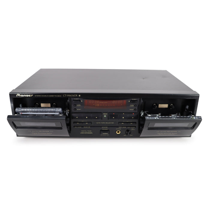 Pioneer CT-W606DR Dual Stereo Cassette Deck Player Digital TDNS Tape Duplication Noise Suppressor-Electronics-SpenCertified-refurbished-vintage-electonics