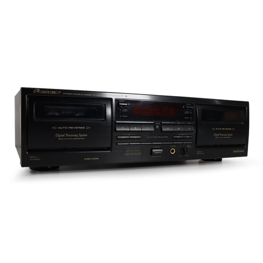 Pioneer CT-W606DR Dual Stereo Cassette Deck Player Digital TDNS Tape Duplication Noise Suppressor-Electronics-SpenCertified-refurbished-vintage-electonics