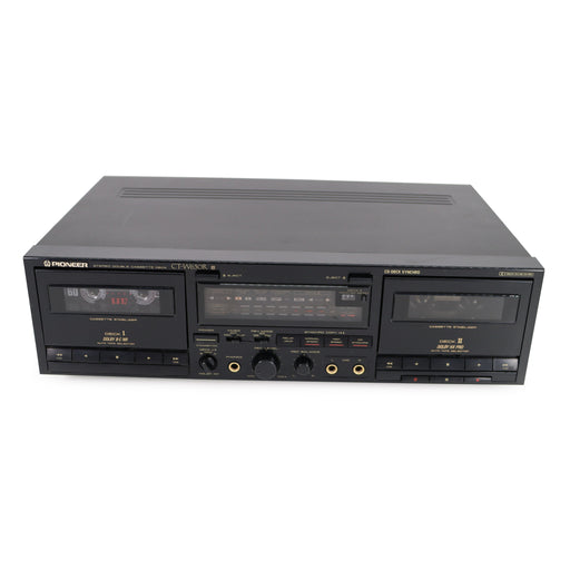 Pioneer CT-W630R Double Stereo Cassette Deck Player/Recorder with Mic Right and Left-Electronics-SpenCertified-refurbished-vintage-electonics