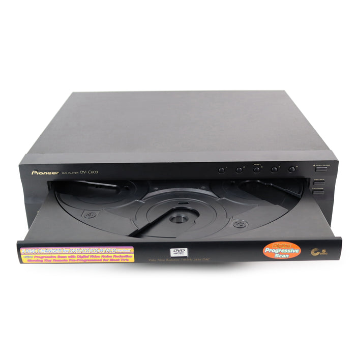 Pioneer DV-C603 5 Disc Carousel DVD Changer-Electronics-SpenCertified-refurbished-vintage-electonics