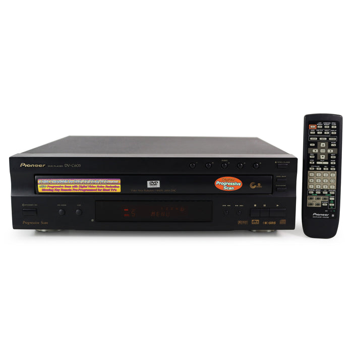 Pioneer DV-C603 5 Disc Carousel DVD Changer-Electronics-SpenCertified-refurbished-vintage-electonics