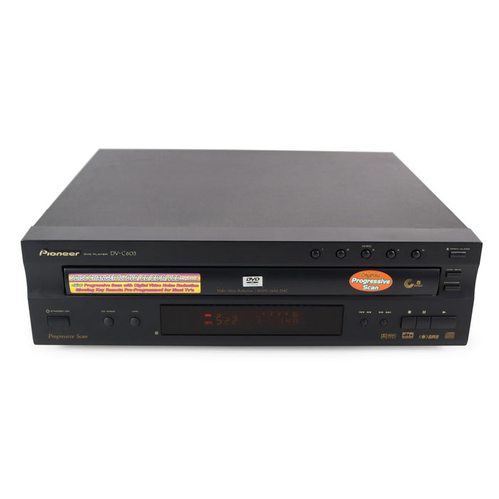 Pioneer DV-C603 5 Disc Carousel DVD Changer-Electronics-SpenCertified-refurbished-vintage-electonics