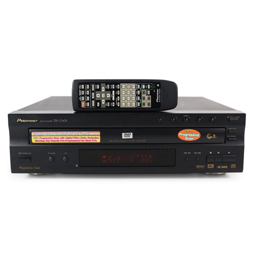 Pioneer DV-C603 5 Disc Carousel DVD Changer-Electronics-SpenCertified-refurbished-vintage-electonics