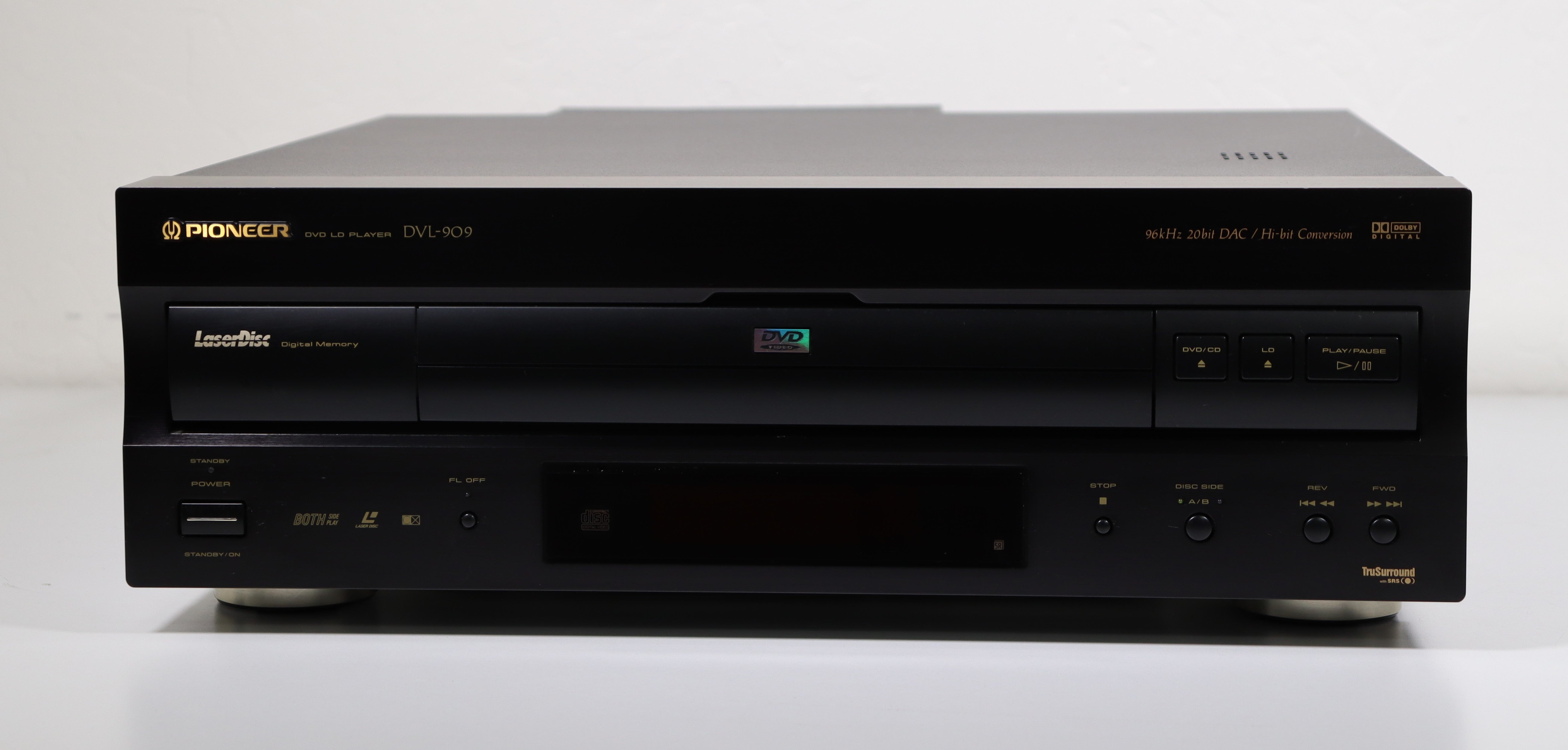 Pioneer DVL-909 DVD LD LaserDisc Player Both Side Play S-Video