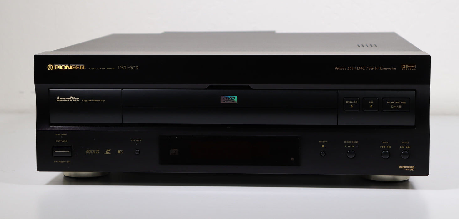 Pioneer DVL-909 DVD LD LaserDisc Player Both Side Play S-Video-LaserDisc Player-SpenCertified-vintage-refurbished-electronics