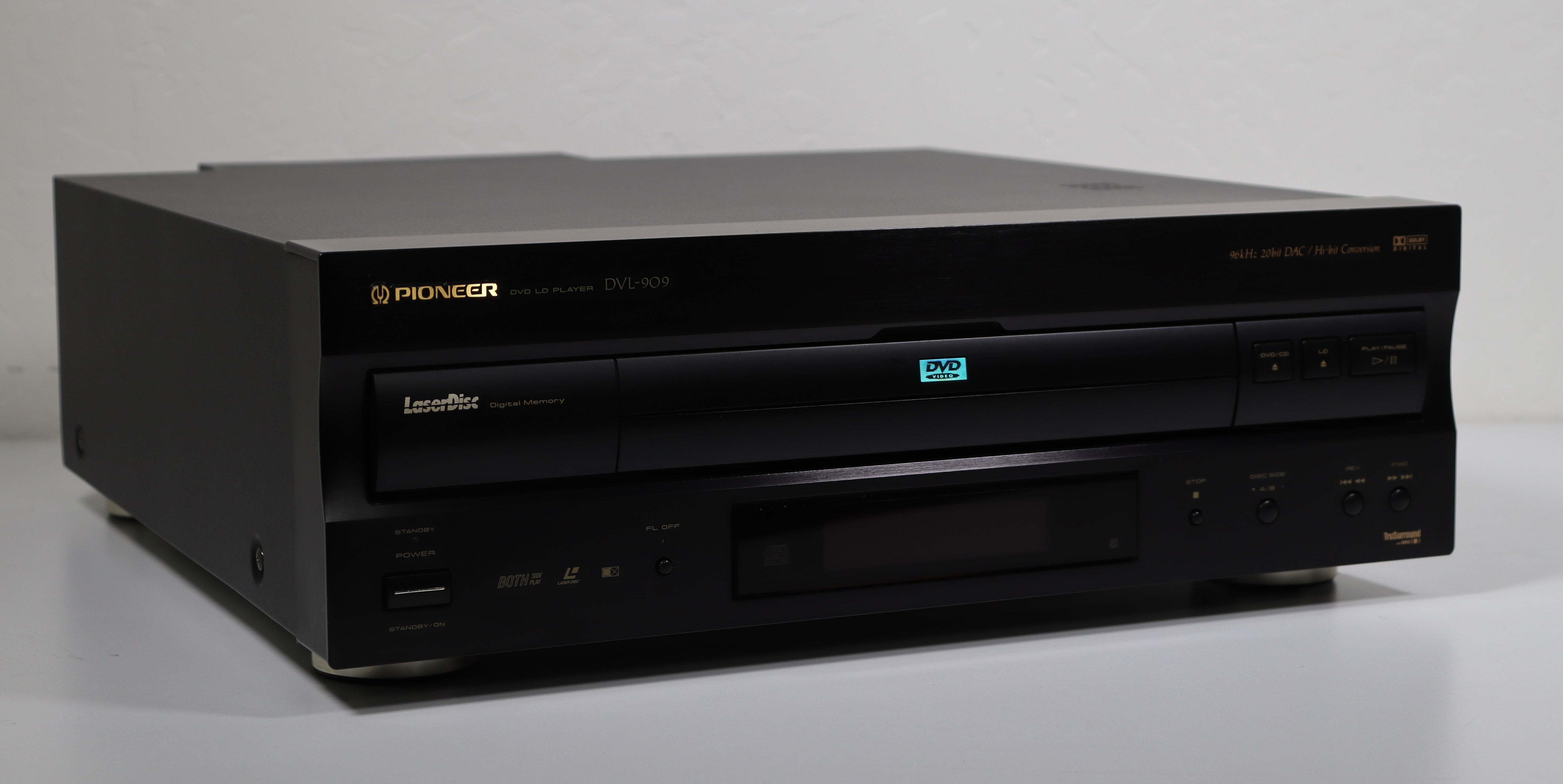 Pioneer DVL-909 DVD LD LaserDisc Player Both Side Play S-Video