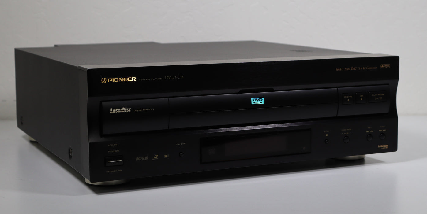 Pioneer DVL-909 DVD LD LaserDisc Player Both Side Play S-Video-LaserDisc Player-SpenCertified-vintage-refurbished-electronics