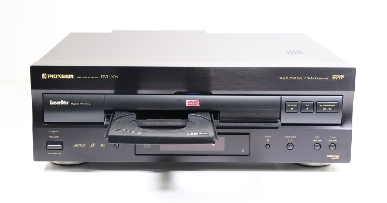 Pioneer DVL-909 DVD LD LaserDisc Player Both Side Play S-Video-LaserDisc Player-SpenCertified-vintage-refurbished-electronics