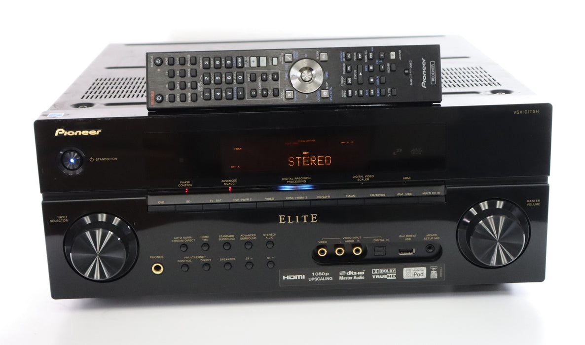 Pioneer Elite VSX-01TXH 1080P HDMI Upscaling 7.1 Channel A/V Receiver 770 Watts 110 Watts Per Channel-SpenCertified-vintage-refurbished-electronics