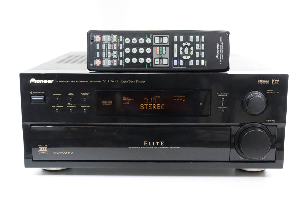 Pioneer Elite VSX-36TX THX Audio Video Multi-Channel Receiver Amplifier System 5.1 or 7.1-Audio Amplifiers-SpenCertified-vintage-refurbished-electronics