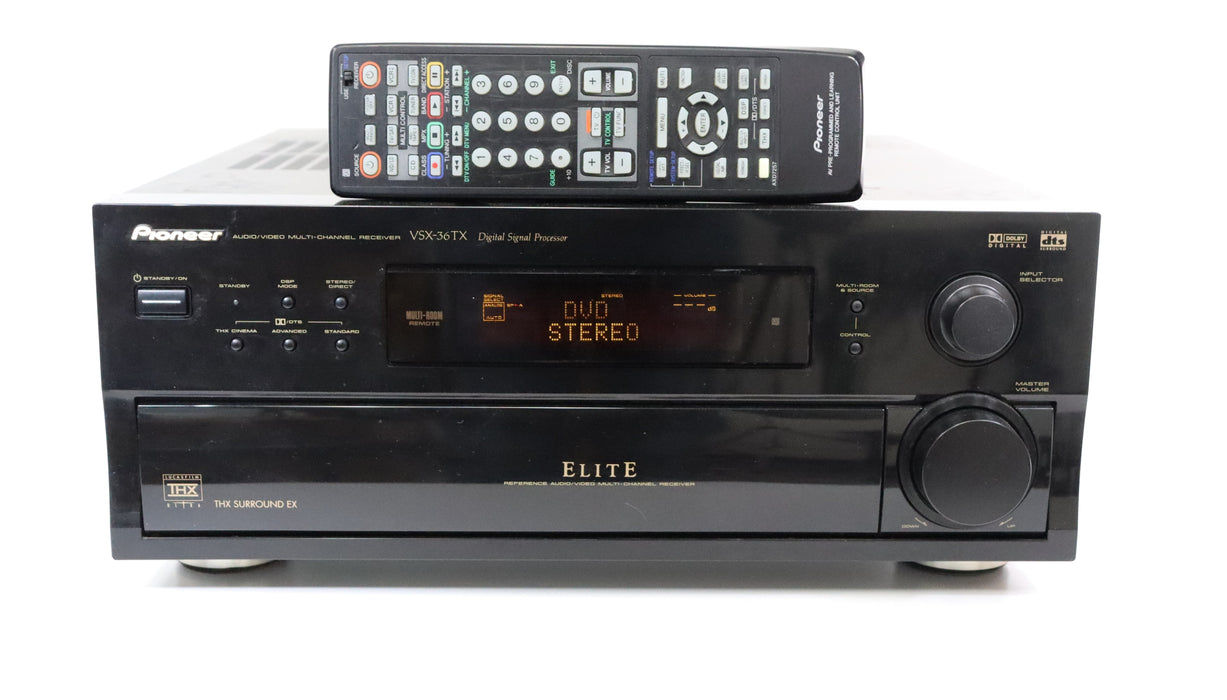 Pioneer Elite VSX-36TX THX Audio Video Multi-Channel Receiver Amplifier System 5.1 or 7.1-Audio Amplifiers-SpenCertified-vintage-refurbished-electronics