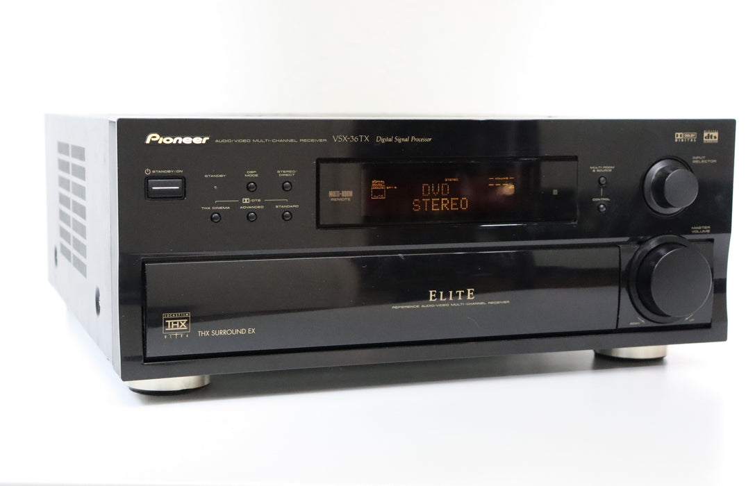 Pioneer Elite VSX-36TX THX Audio Video Multi-Channel Receiver Amplifier System 5.1 or 7.1-Audio Amplifiers-SpenCertified-vintage-refurbished-electronics