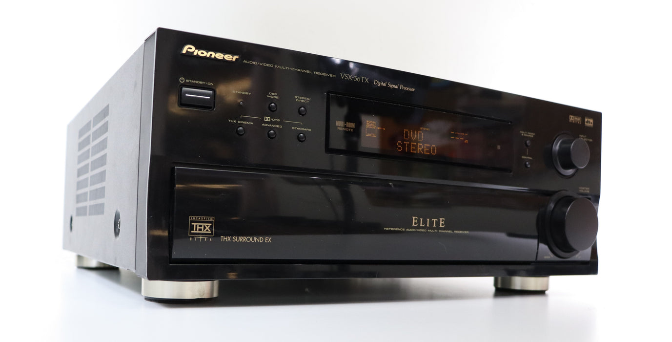 Pioneer Elite VSX-36TX THX Audio Video Multi-Channel Receiver Amplifier System 5.1 or 7.1-Audio Amplifiers-SpenCertified-vintage-refurbished-electronics