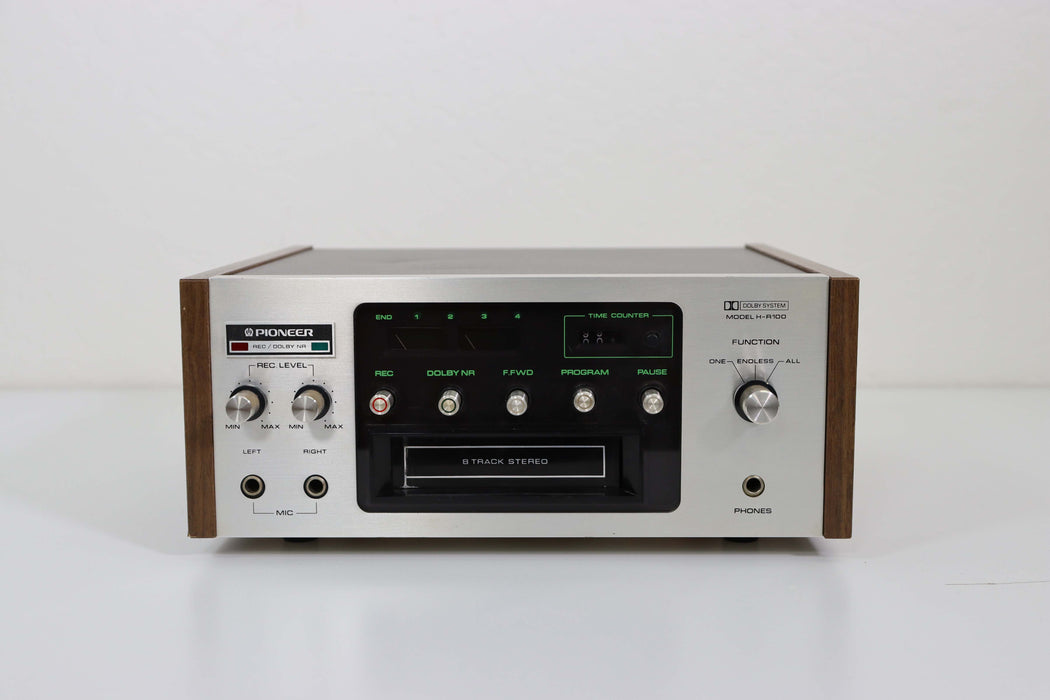 Pioneer H-R100 8 Track Player Stereo Tape Deck Recorder Dolby Noise Reduction-8 Track Player-SpenCertified-vintage-refurbished-electronics