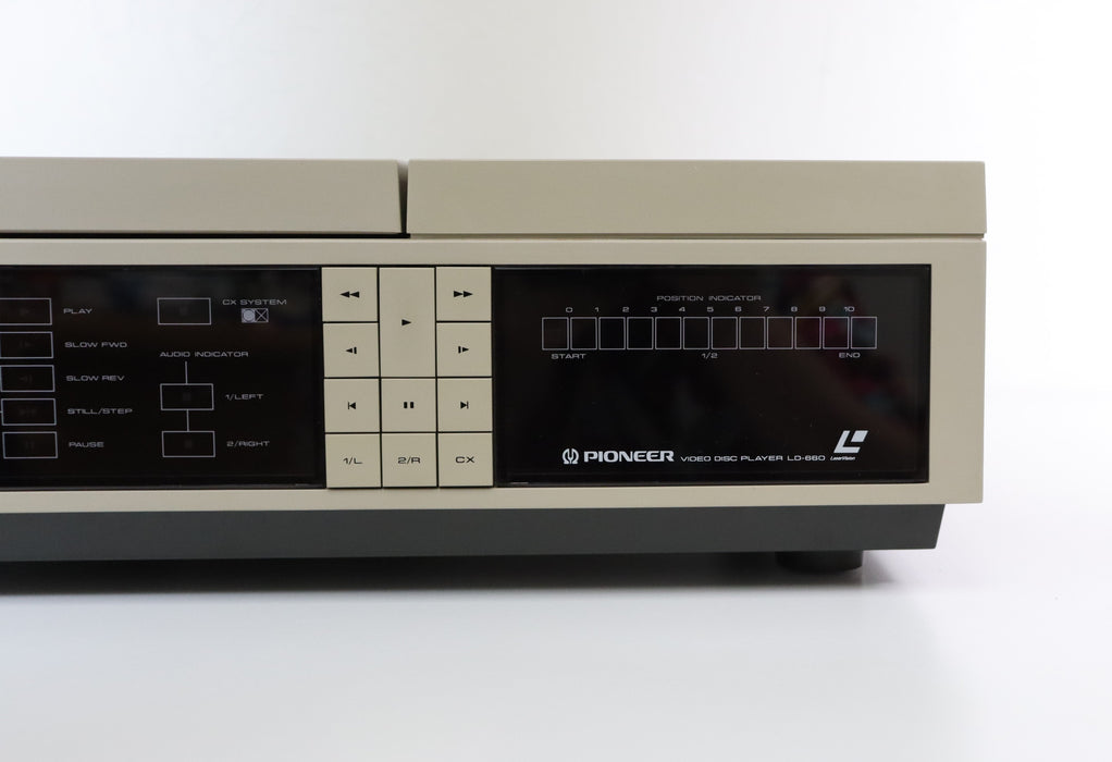 Pioneer LD-660 Laser Disc Player Top Loading Coaxial Video Connection-LaserDisc Player-SpenCertified-vintage-refurbished-electronics