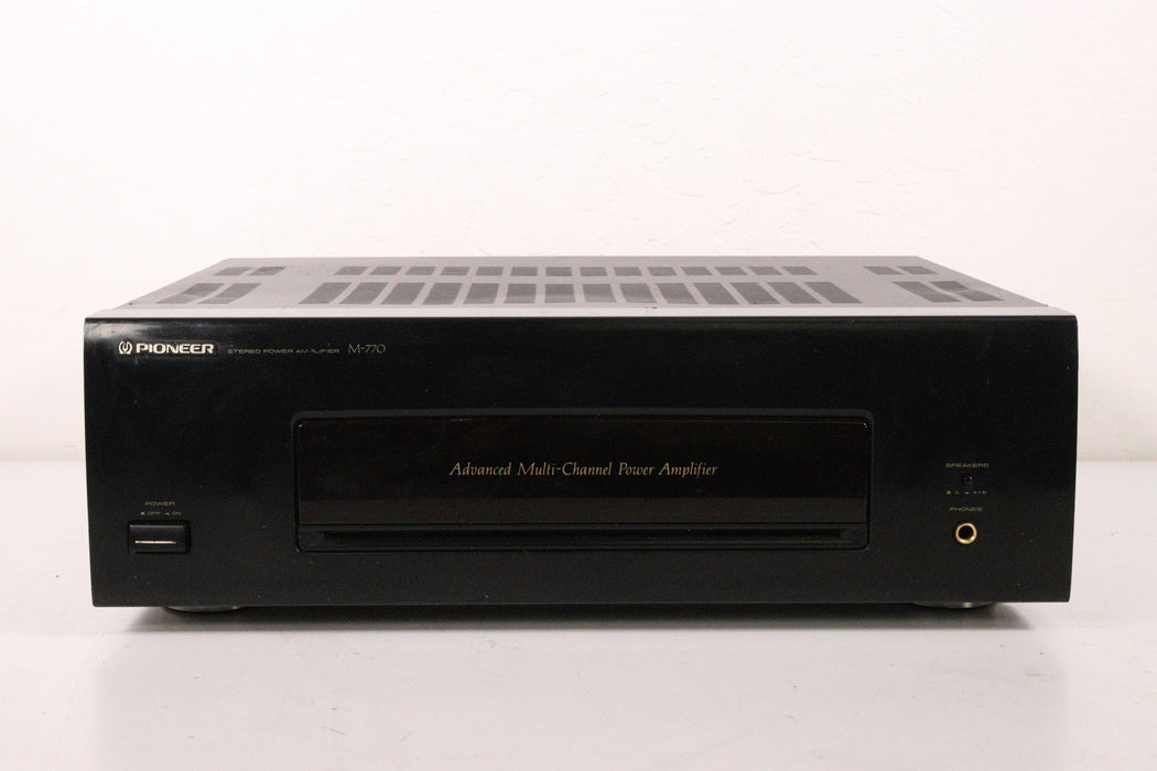 Pioneer M-770 Stereo Power Amplifier Proprietary 5 Channel-Power Amplifiers-SpenCertified-vintage-refurbished-electronics