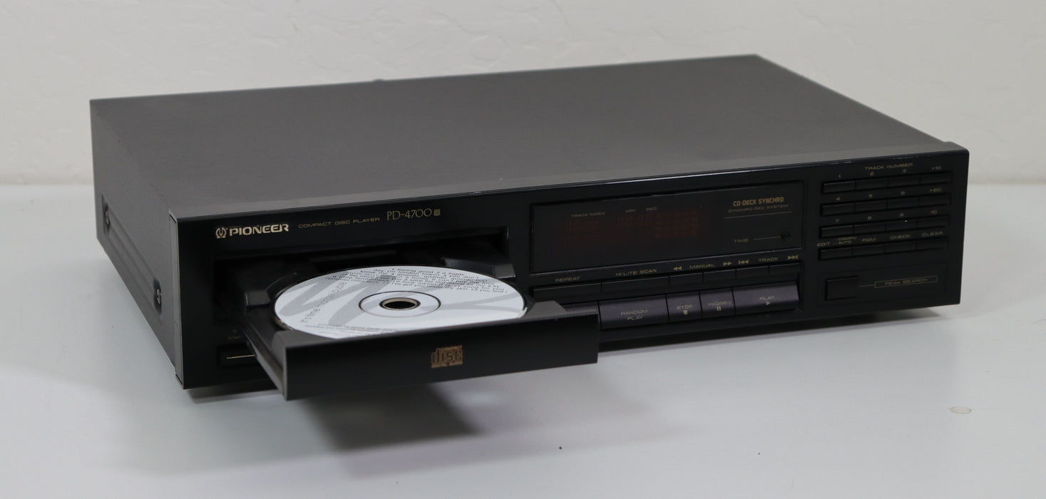 Pioneer PD-4700 Single Disc CD Player Compact Disc System-CD Players & Recorders-SpenCertified-vintage-refurbished-electronics