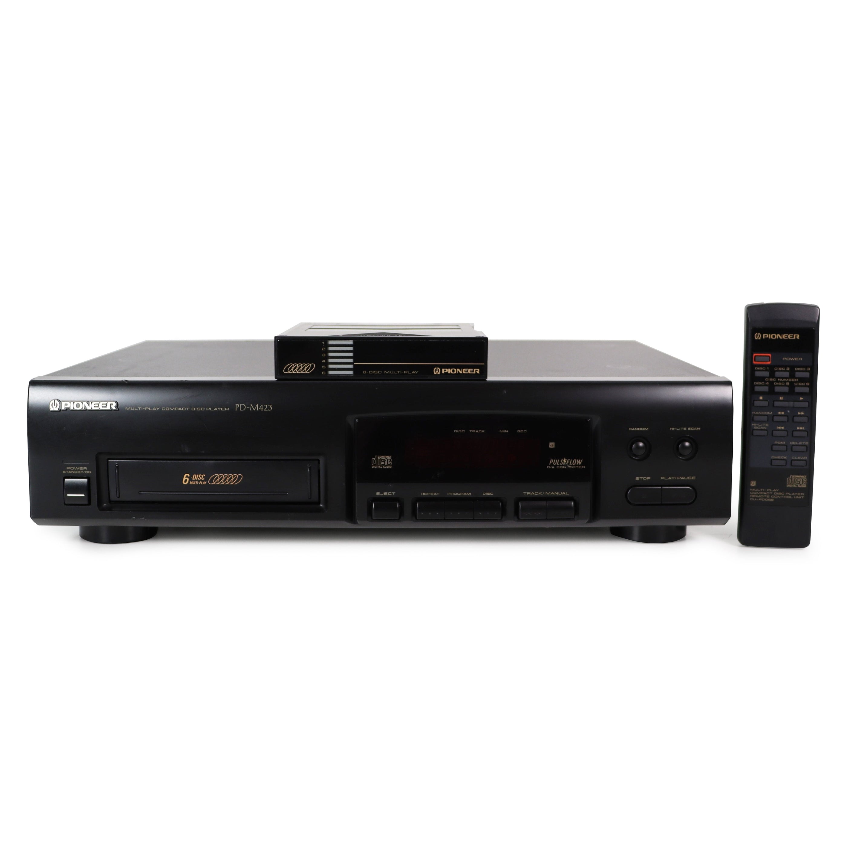 Pioneer PD-M423 6-Disc Cartridge CD Player Removable Magazine Design ...