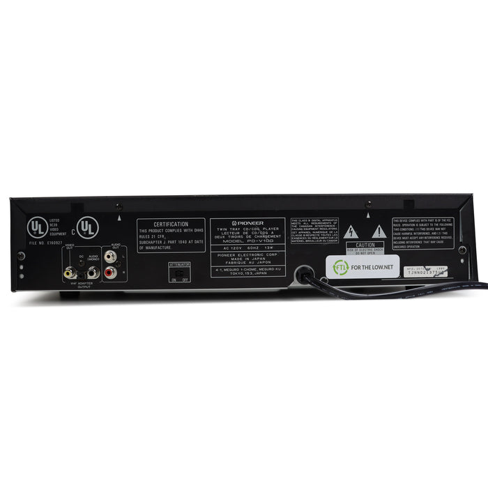 Pioneer PD-V10G Twin Tray CD/Karaoke Player-Electronics-SpenCertified-refurbished-vintage-electonics