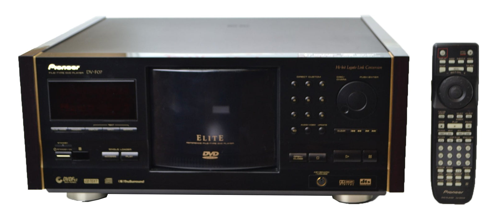 Pioneer Reference File-Type 300 Disc ELITE DVD Disc Changer DV-F07-Electronics-SpenCertified-refurbished-vintage-electonics