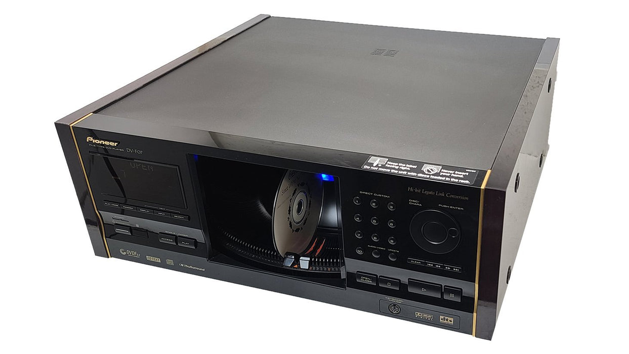 Pioneer Reference File-Type 300 Disc ELITE DVD Disc Changer DV-F07-Electronics-SpenCertified-refurbished-vintage-electonics