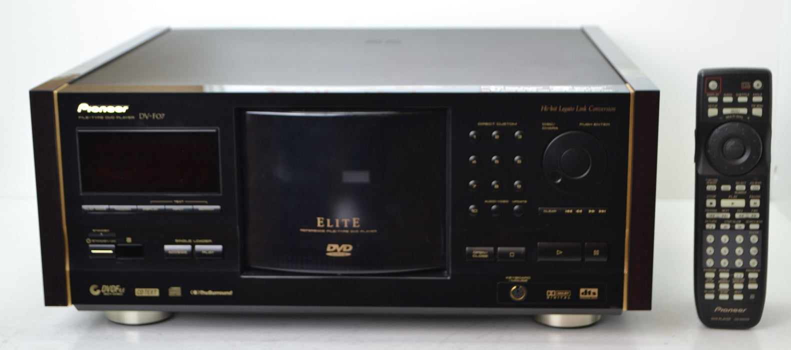 Pioneer Reference File-Type 300 Disc ELITE DVD Disc Changer DV-F07-Electronics-SpenCertified-refurbished-vintage-electonics