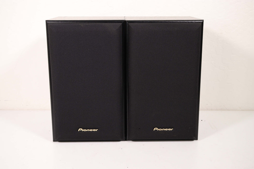 Pioneer S-H151B-K Small 2 Way Bookshelf Speaker Pair Ported-Speakers-SpenCertified-vintage-refurbished-electronics