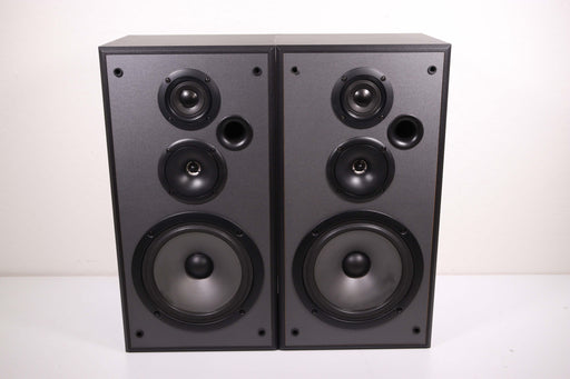 Pioneer S-H252B-K 3 Way Bookshelf Speaker Pair Black Almost Like New-Speakers-SpenCertified-vintage-refurbished-electronics