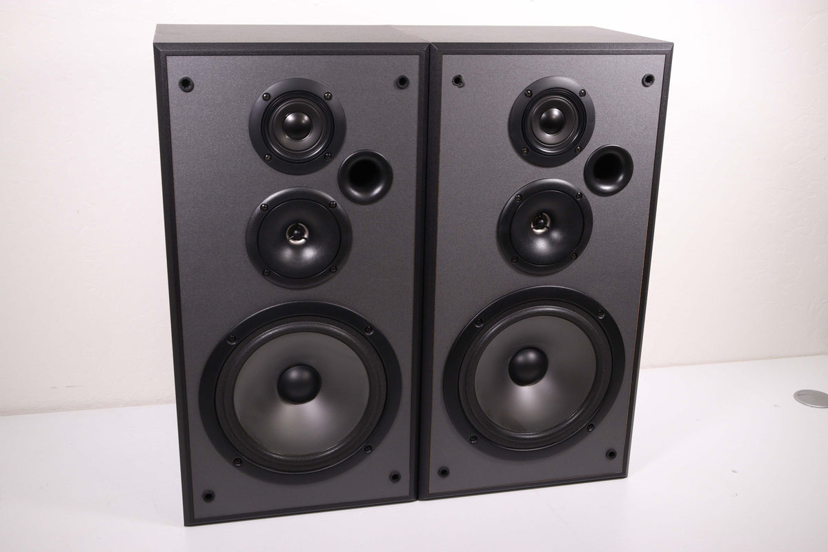 Pioneer S-H252B-K 3 Way Bookshelf Speaker Pair Black Almost Like