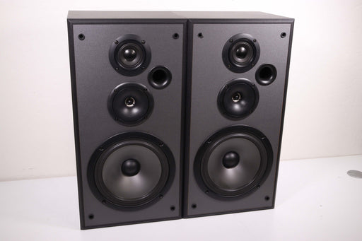 Pioneer S-H252B-K 3 Way Bookshelf Speaker Pair Black Almost Like New-Speakers-SpenCertified-vintage-refurbished-electronics