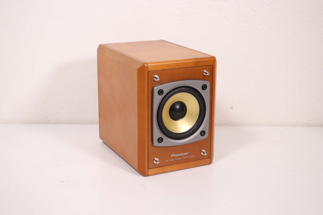 Pioneer S-MT3W Small Bookshelf Speaker Pair 20 Watts 8 Ohms-Speakers-SpenCertified-vintage-refurbished-electronics