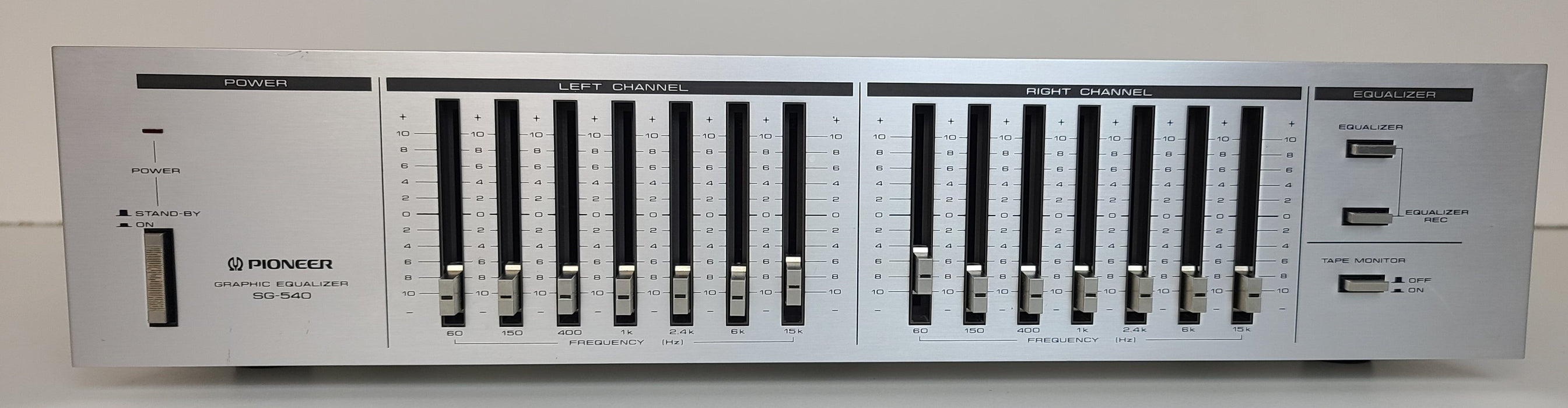 Pioneer SG-540 Stereo Graphic Equalizer-Electronics-SpenCertified-refurbished-vintage-electonics