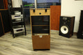 Pioneer Stereo Cabinet Rack with Glass Door Light Brown Wood RA-F7000