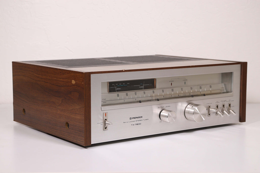 Pioneer TX-7800 High Quality AM FM Radio Tuner Servo Locked-FM Transmitters-SpenCertified-vintage-refurbished-electronics