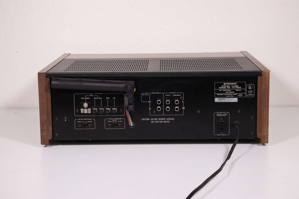 Pioneer TX-7800 High Quality AM FM Radio Tuner Servo Locked-FM Transmitters-SpenCertified-vintage-refurbished-electronics
