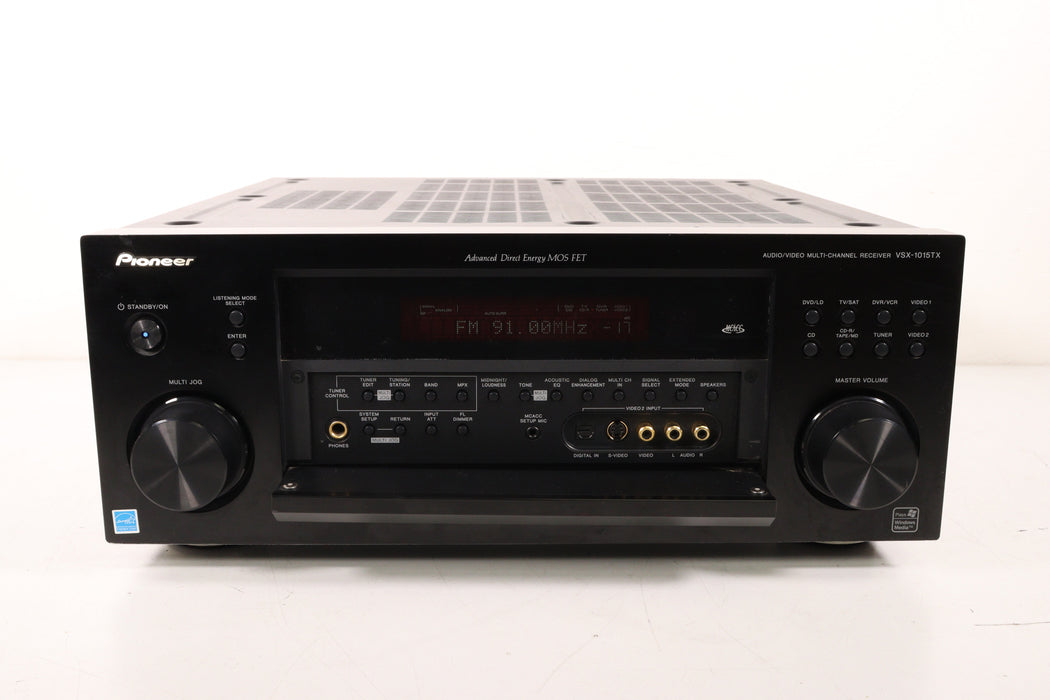 Pioneer VSX-1015TX Receiver Audio/Video Multi-Channel Digital Optical AM/FM Radio (No Remote)-Audio & Video Receivers-SpenCertified-vintage-refurbished-electronics