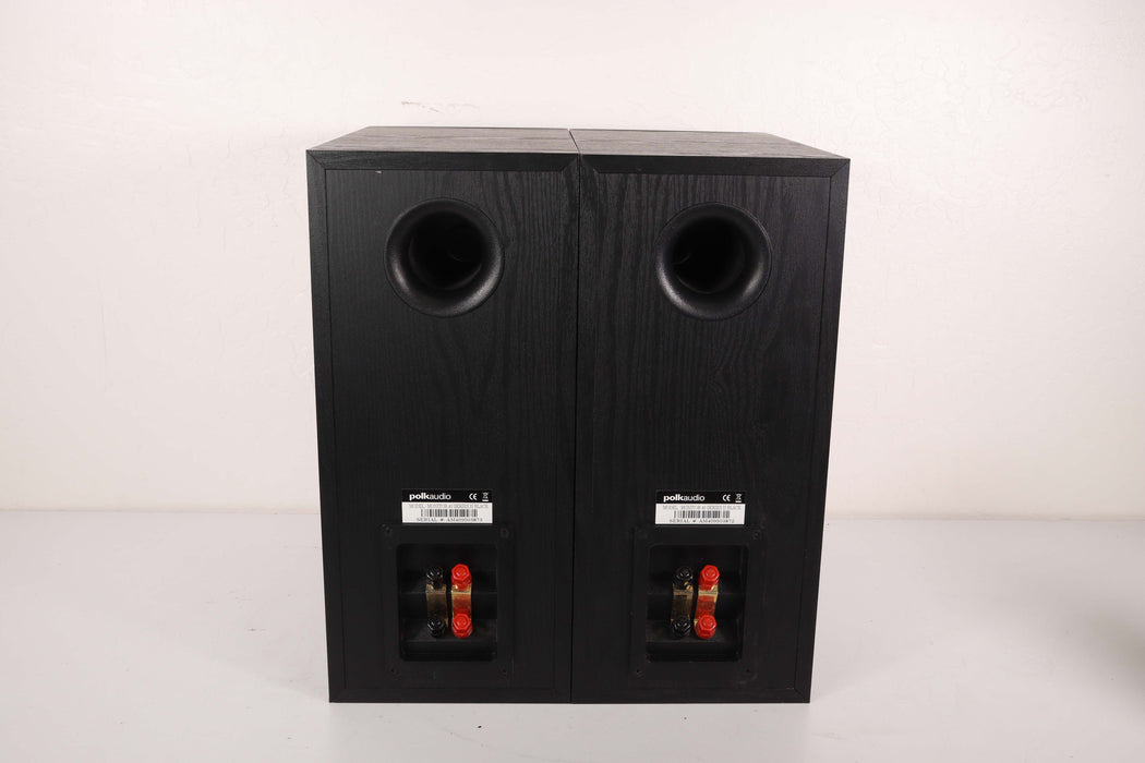 Polk Audio Monitor 40 Series II Black Bookshelf Speaker Pair Set-Speakers-SpenCertified-vintage-refurbished-electronics